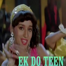 Ek do teen - Mp3 + VIDEO Karaoke - Tezaab (1988) - Alka Yagnik