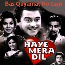 Bas qayamat ho gai - Karaoke Mp3 - Haye Mera Dil - Kishore Kumar